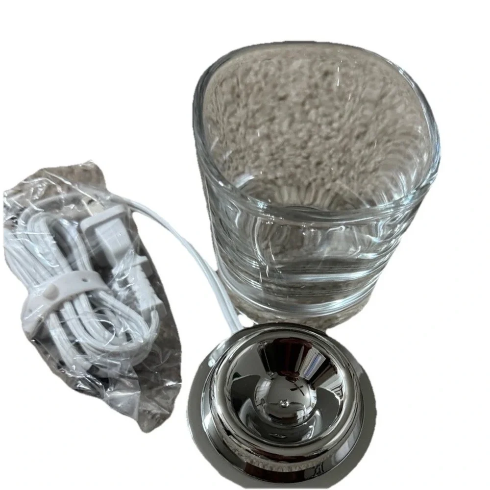 Charging Glass Cup‎ & Silver Base for Philips Sonicare Diamondclean New